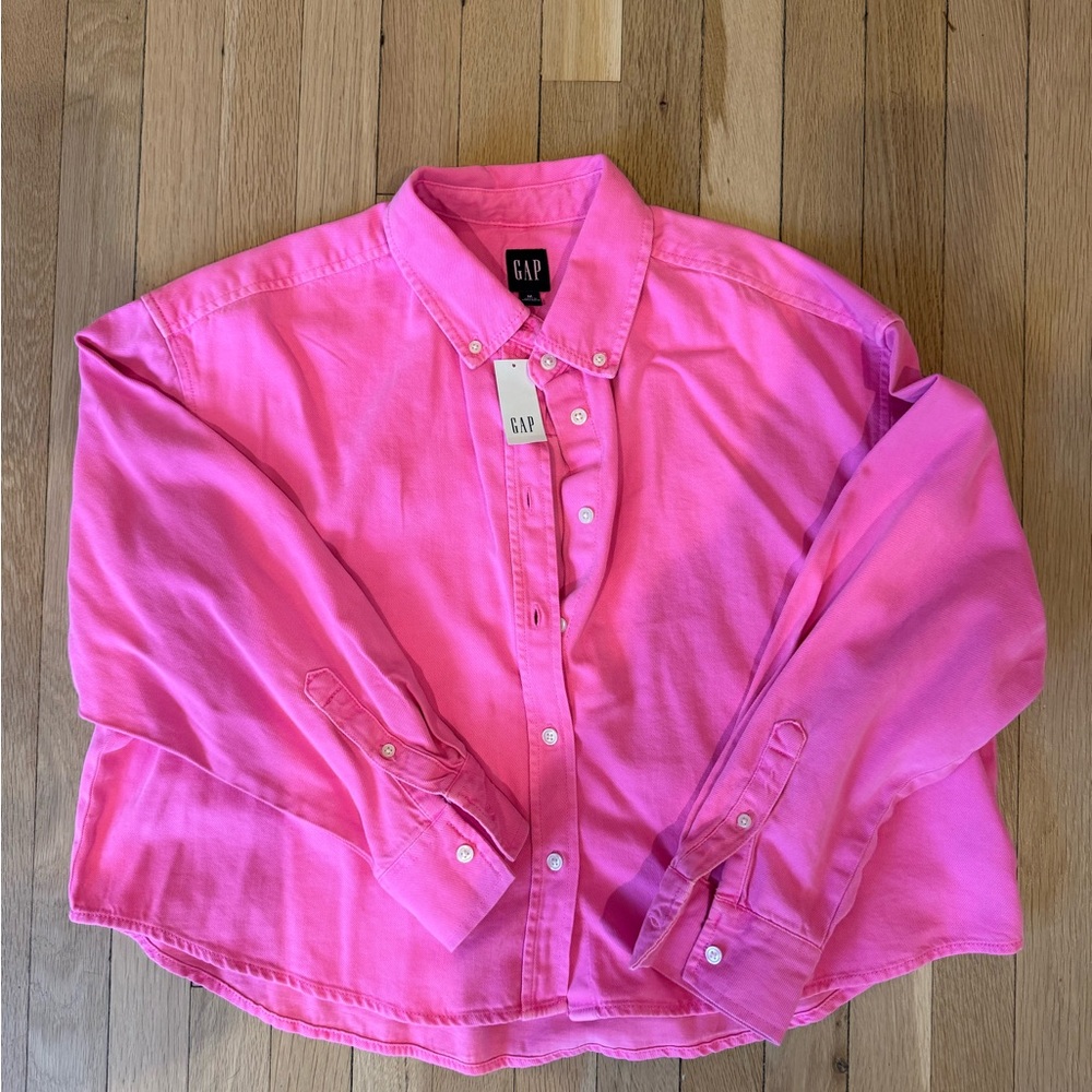 GAP Hot Pink Button-Down Women’s Shirt